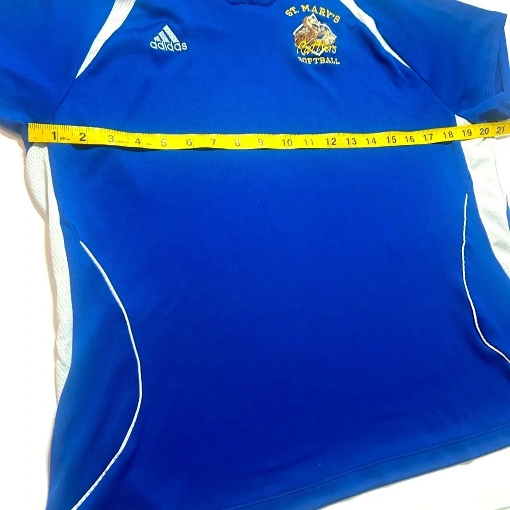 Adidas Blue and White Athletic Jerseys
